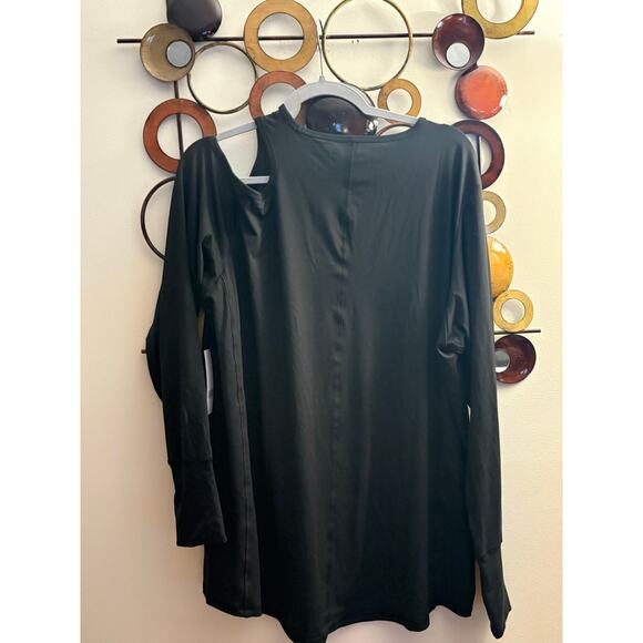 Women’s Tahari sport black long sleeve cold shoulder - Picture 3 of 6